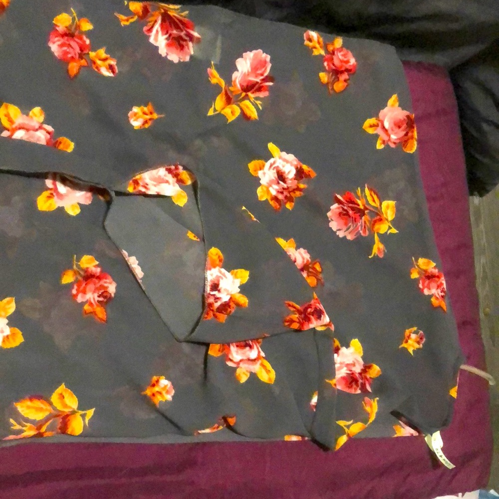 Rose print cover